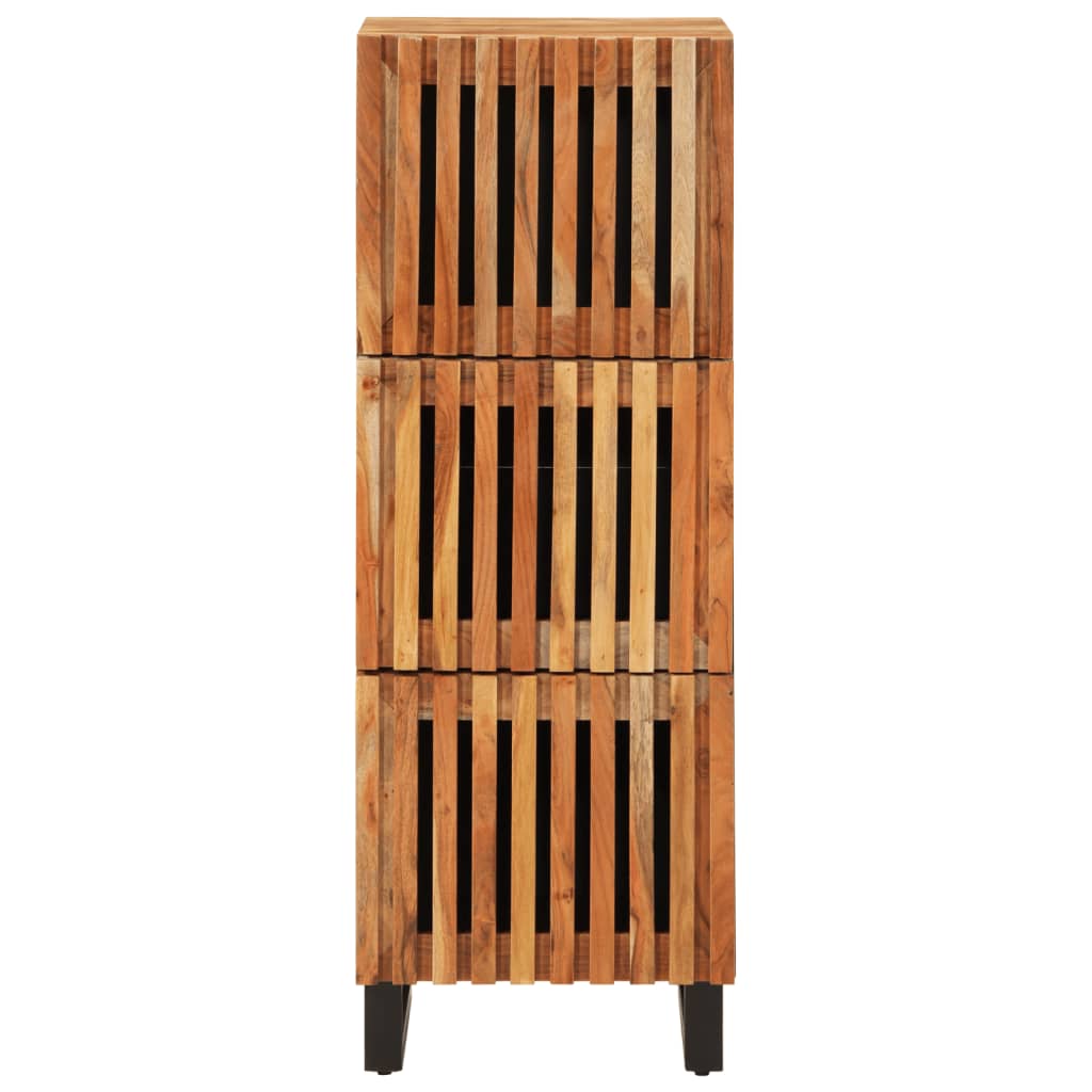 vidaXL Credenza 40x34x110 cm in Legno Massello d'Acacia