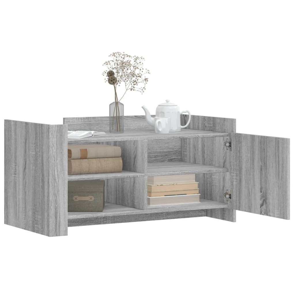 vidaXL Tavolino Salotto Grigio Sonoma 100x50x50 cm Legno Multistrato