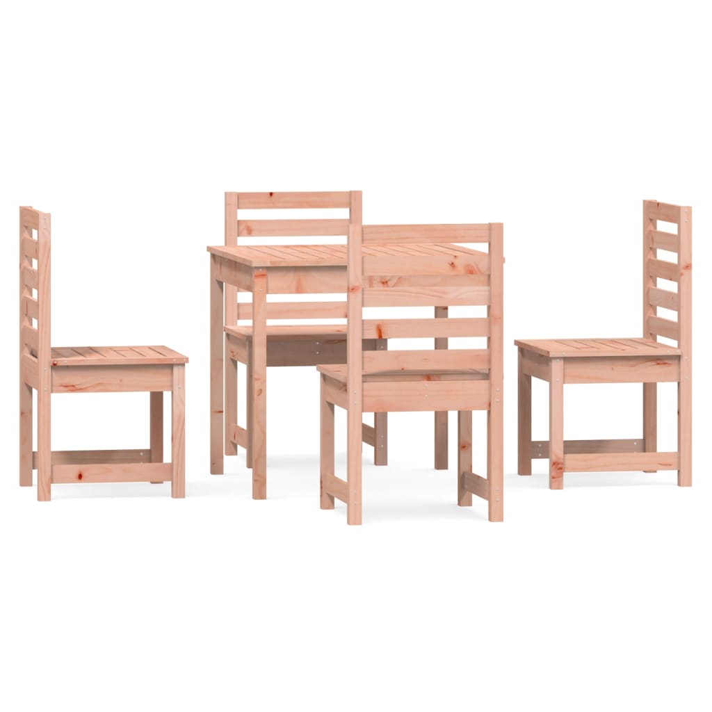 vidaXL Set da Pranzo per Giardino 5 pz in Legno Massello di Douglas