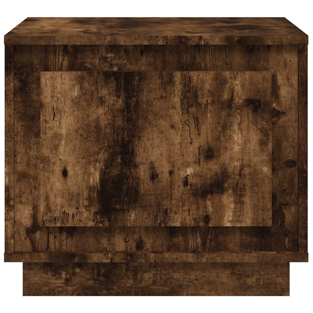 vidaXL Tavolino da Salotto Rovere Fumo 51x50x44 cm Legno Multistrato