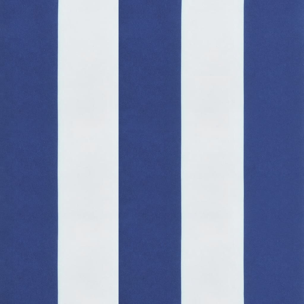 vidaXL Cuscini Decorativi 4 pz Blu e Bianco 40x40 cm Tessuto