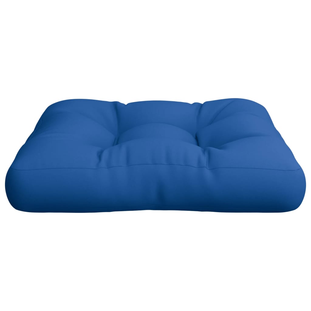 vidaXL Cuscino per Pallet Blu Reale 60x60x12 cm in Tessuto