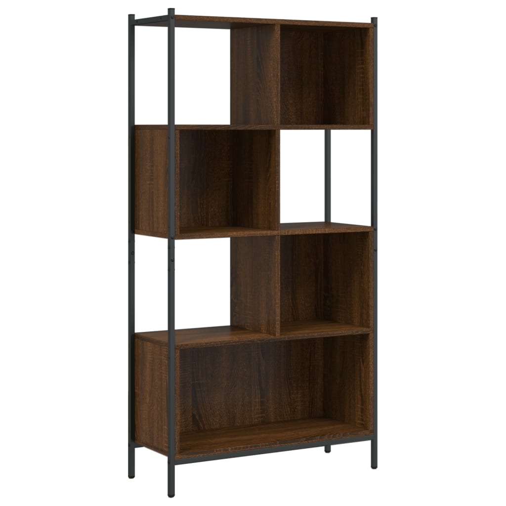 vidaXL Libreria Rovere Marrone 72x28x172 cm in Legno Multistrato