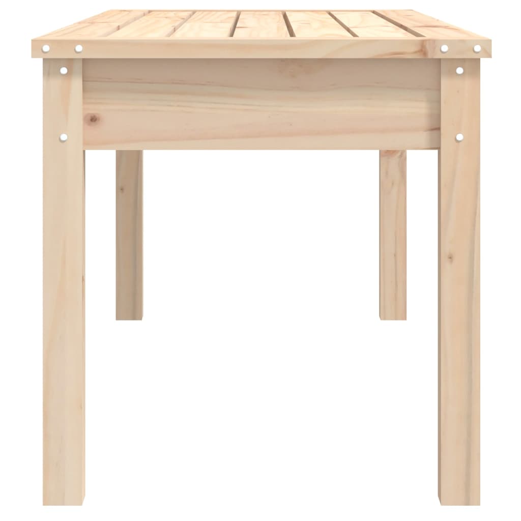 vidaXL Panca da Giardino 109x44x45 cm in Legno Massello di Pino