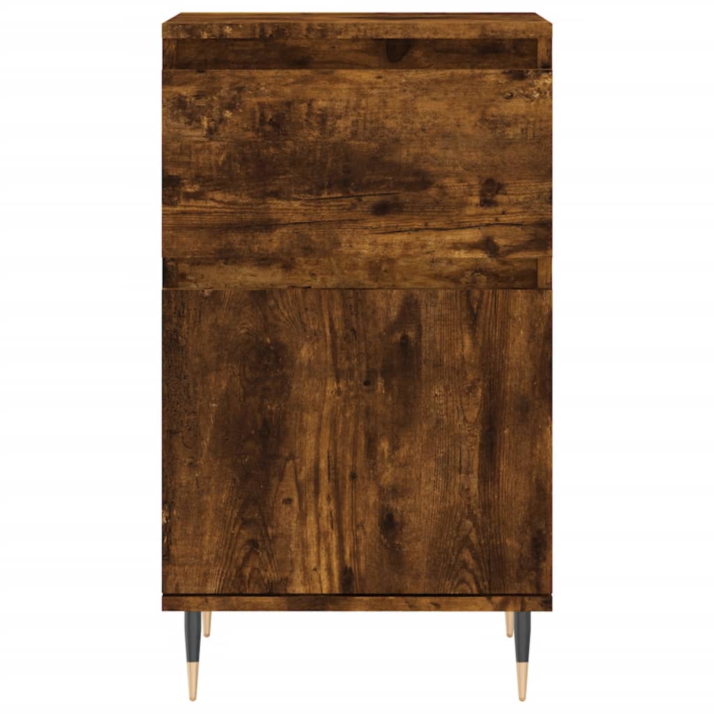 vidaXL Credenza Rovere Fumo 40x35x70 cm in Legno Multistrato