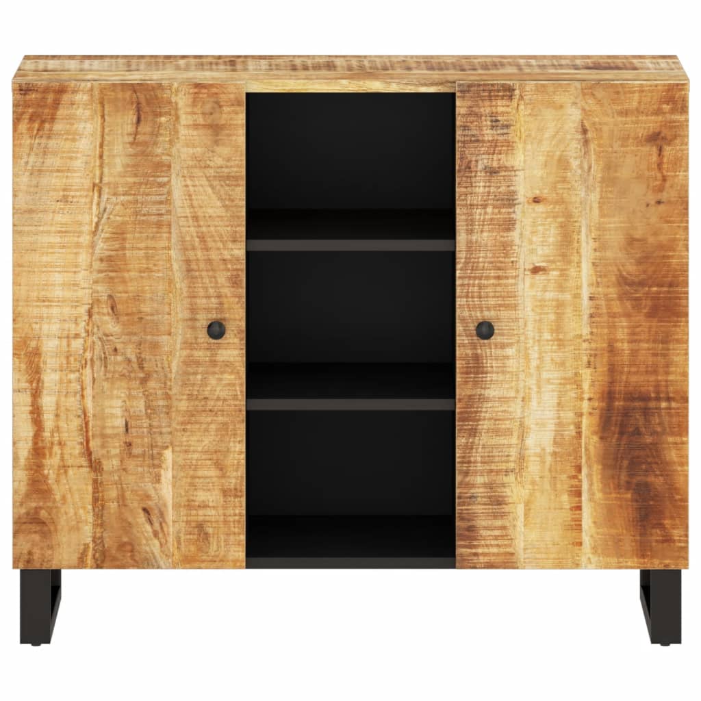 vidaXL Credenza con 2 Ante 90x33x75 cm in Legno Massello di Mango