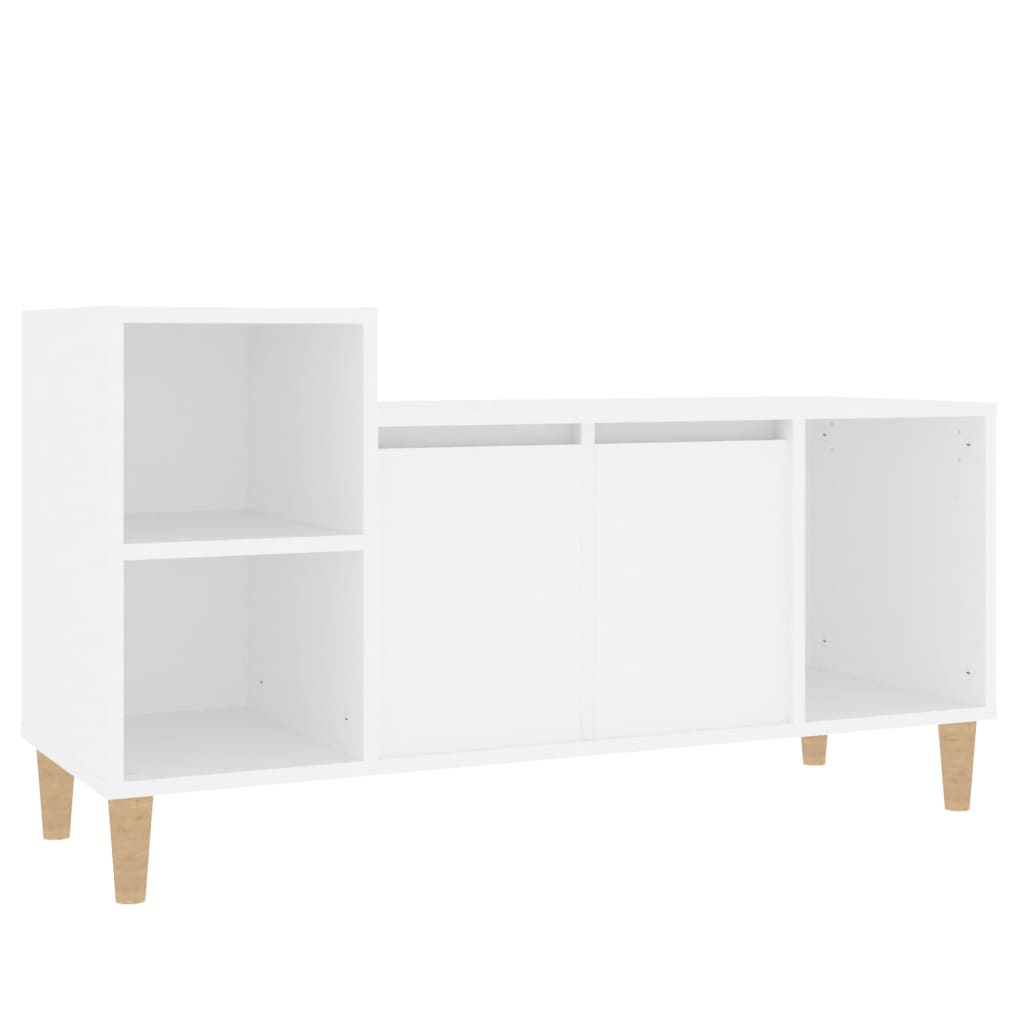 vidaXL Mobile Porta TV Bianco 100x35x55 cm in Legno Multistrato