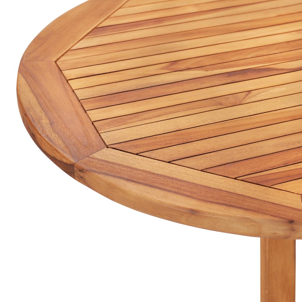 vidaXL Set da Pranzo da Esterno Pieghevole 5 pz Legno Massello di Teak