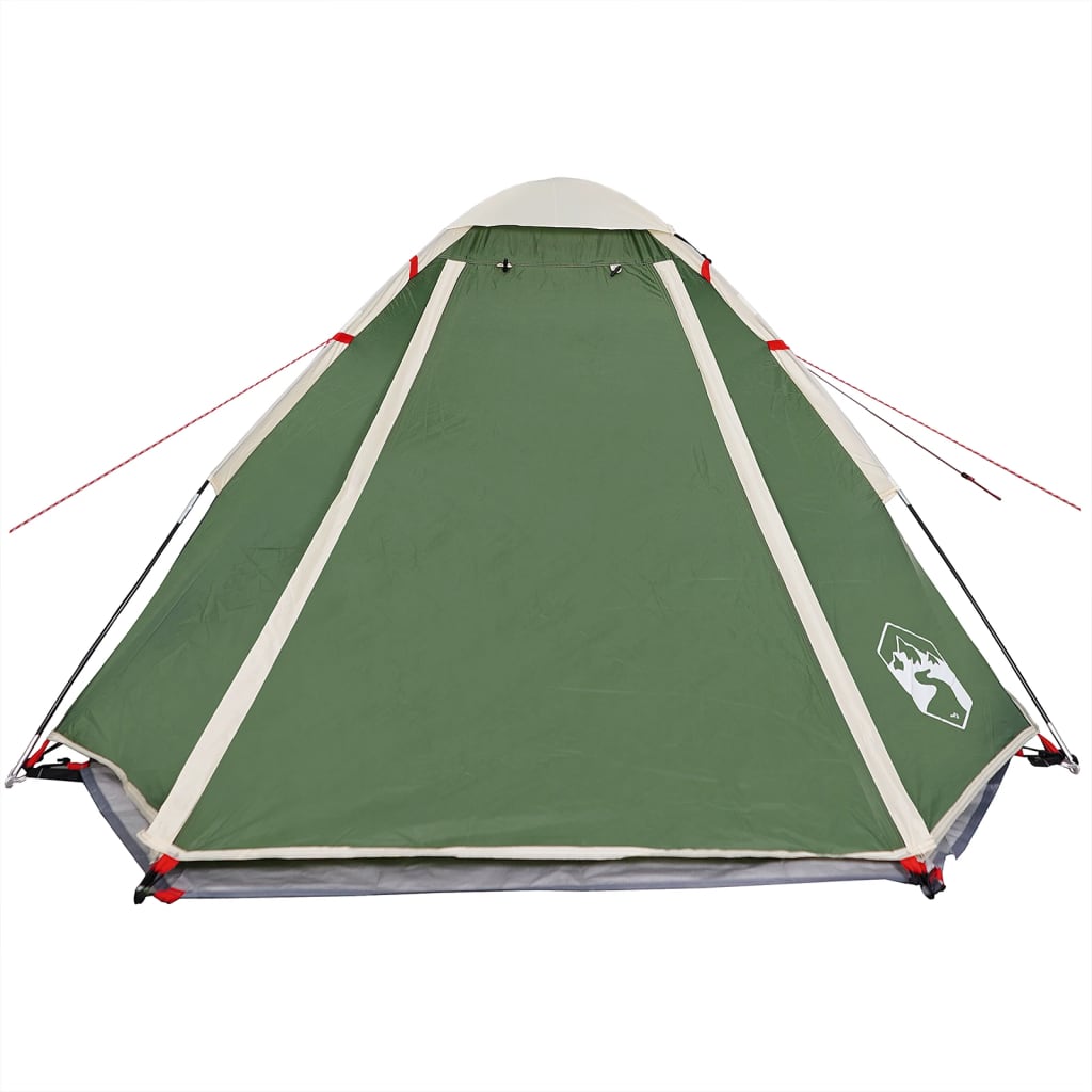 vidaXL Tenda da Campeggio a Cupola per 2 Persone Verde Impermeabile