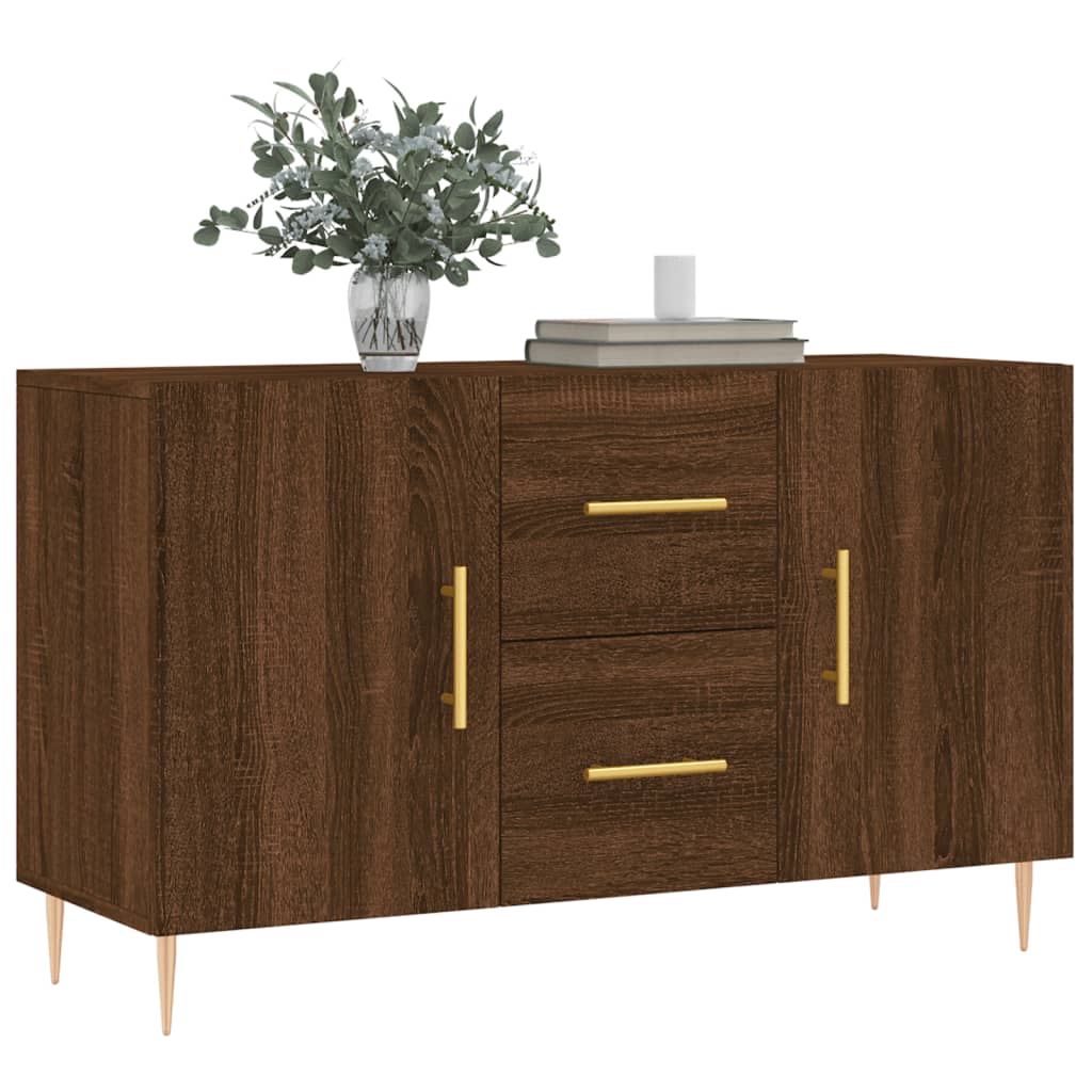 vidaXL Credenza Rovere Marrone 100x36x60 cm in Legno Multistrato