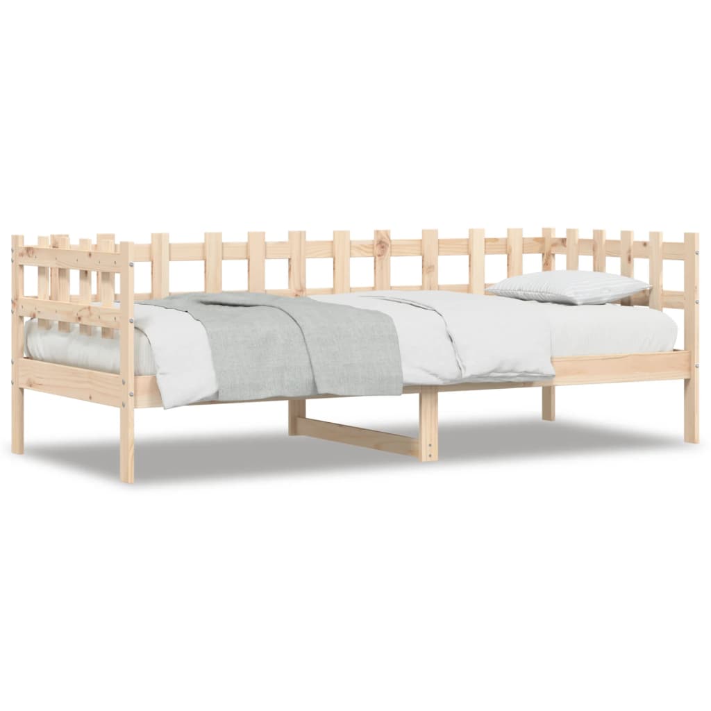 vidaXL Dormeuse senza Materasso 90x200 cm in Legno Massello di Pino