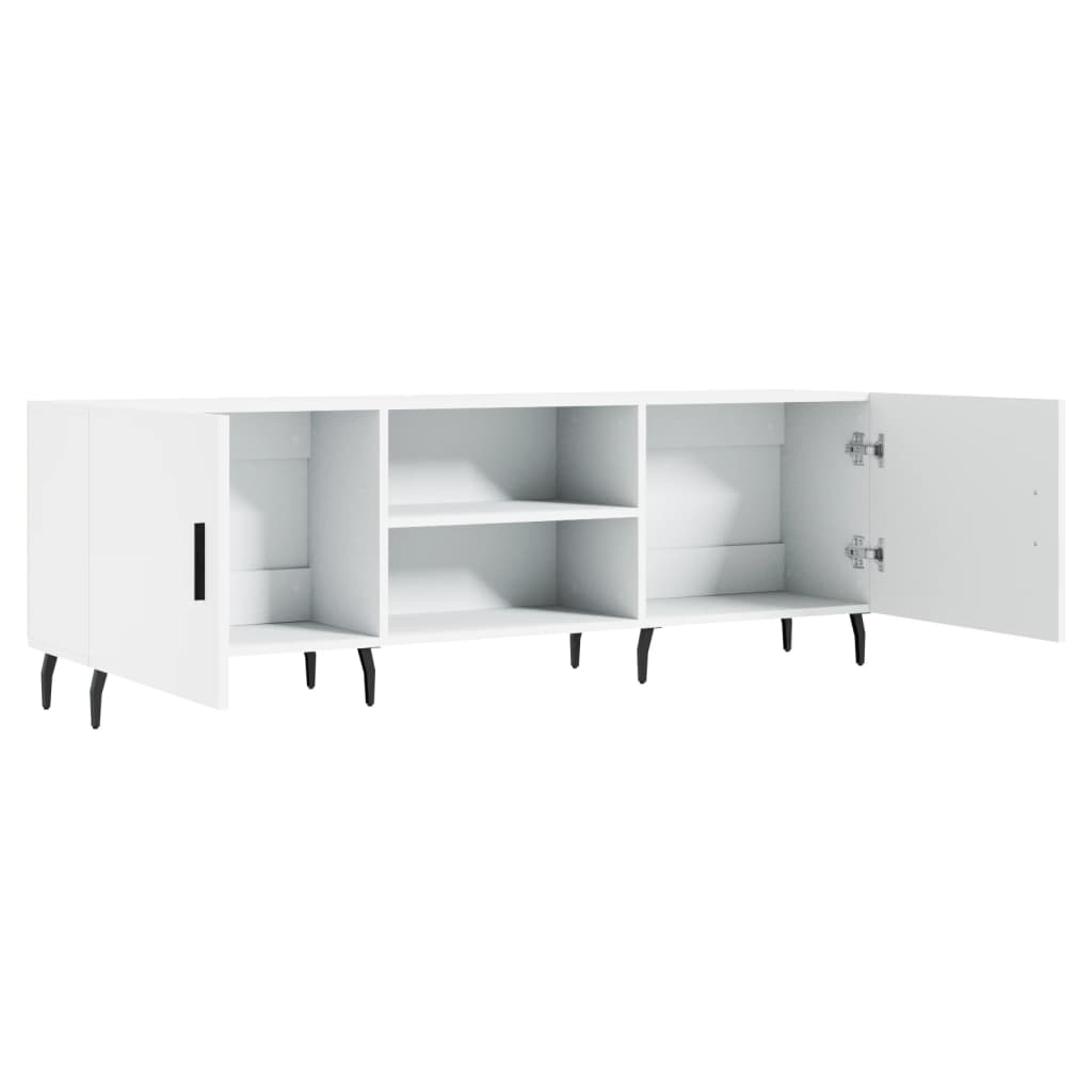 vidaXL Mobile Porta TV Bianco 150x30x50 cm in Legno Multistrato