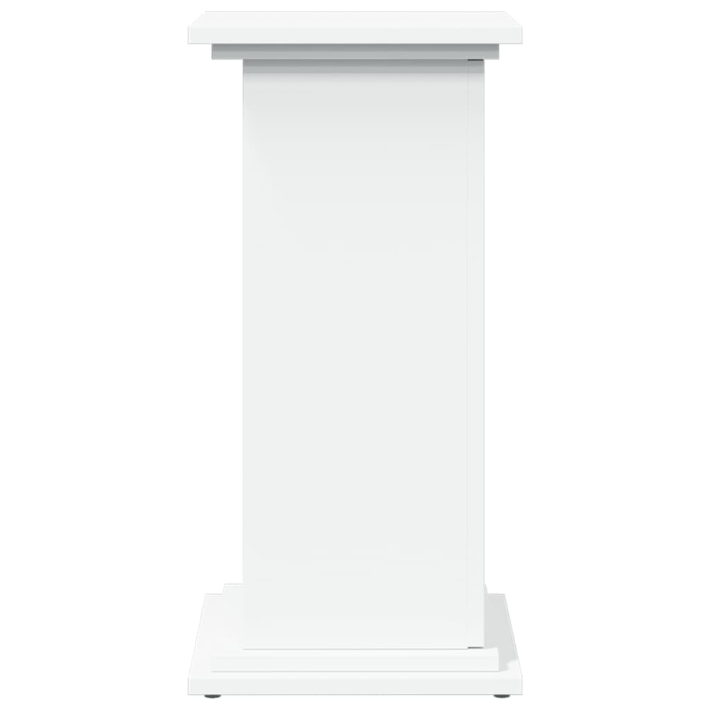 vidaXL Supporto Espositivo Portaoggetti Bianco 31x30x60 cm Truciolato