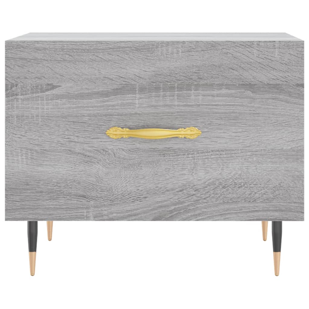 vidaXL Tavolino da Salotto Grigio Sonoma 50x50x40 cm Legno Multistrato