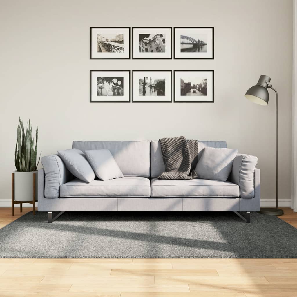 vidaXL Tappeto Shaggy PAMPLONA a Pelo Lungo Moderno Verde 140x200 cm