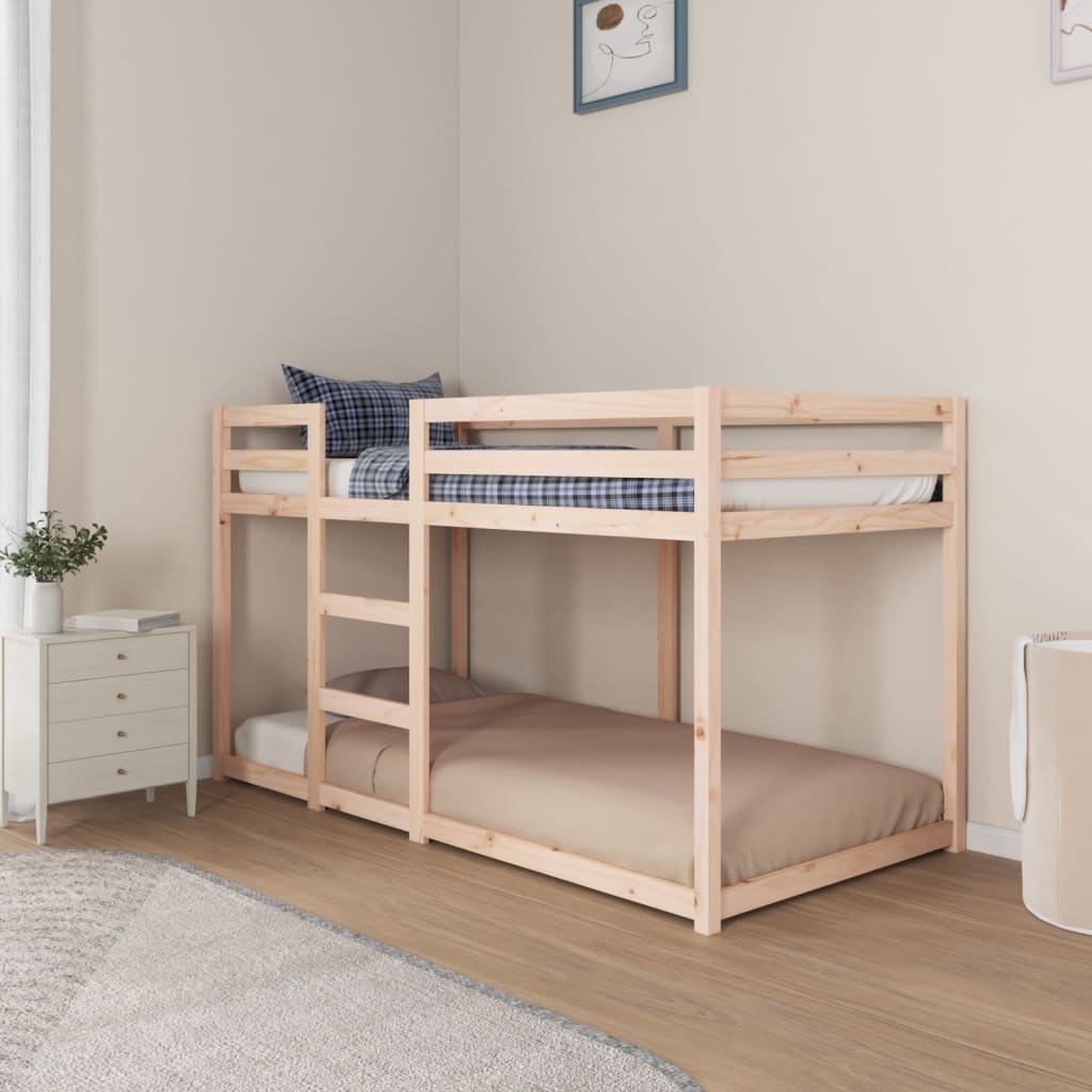 vidaXL Letto a Castello senza Materasso 90x190 cm Legno di Pino