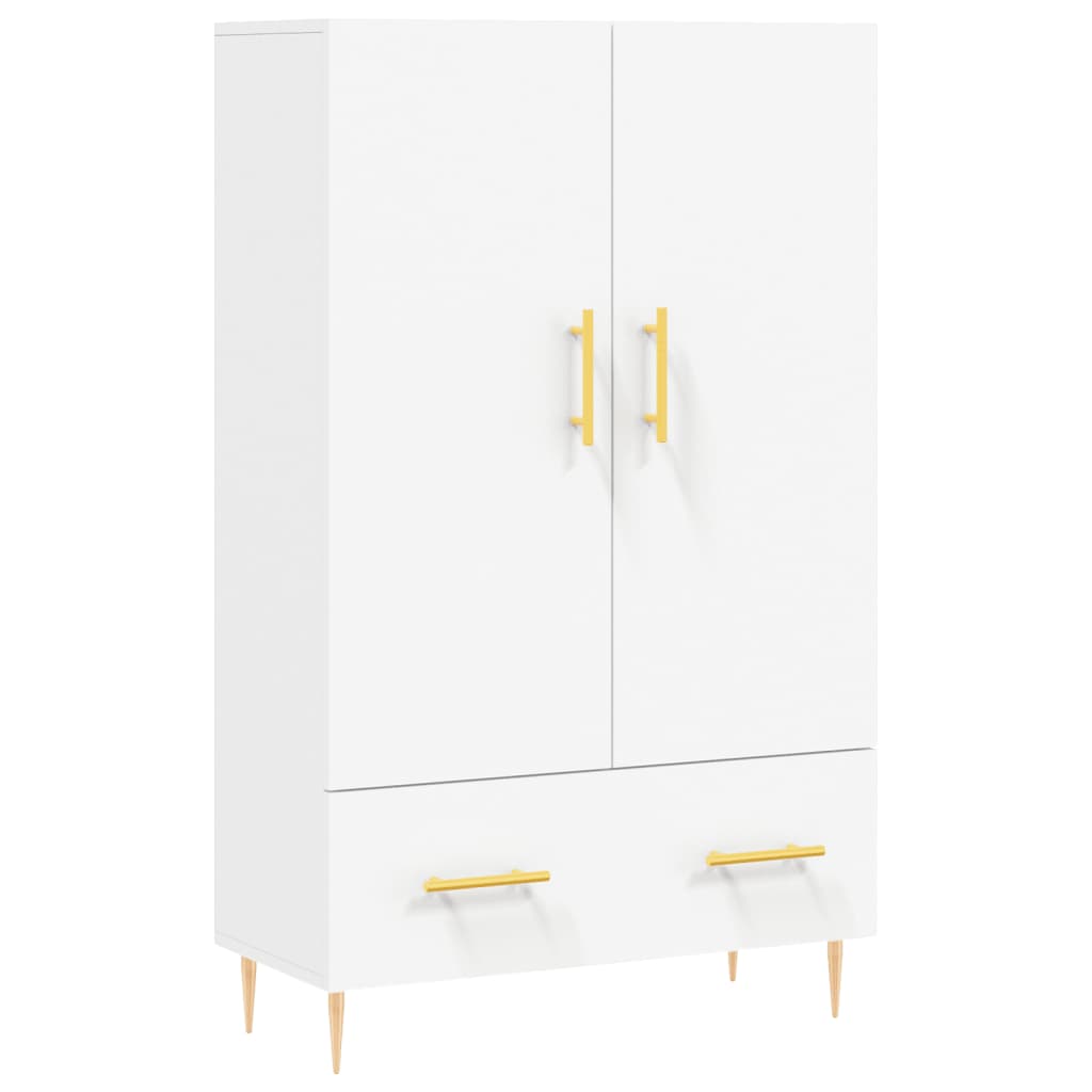 vidaXL Credenza Bianca 69,5x31x115 cm in Legno Multistrato