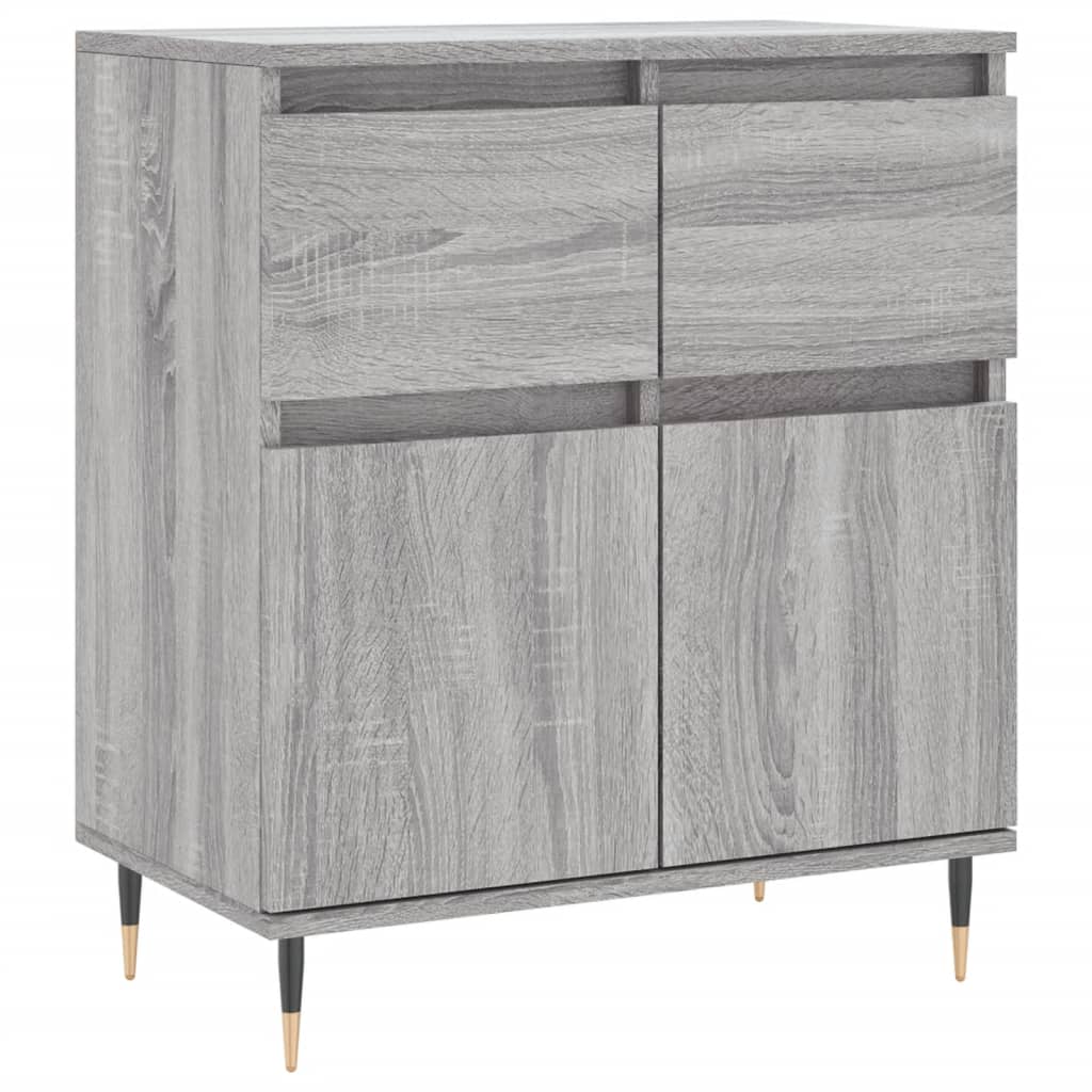 vidaXL Credenza Grigio Sonoma 60x35x70 cm in Legno Multistrato