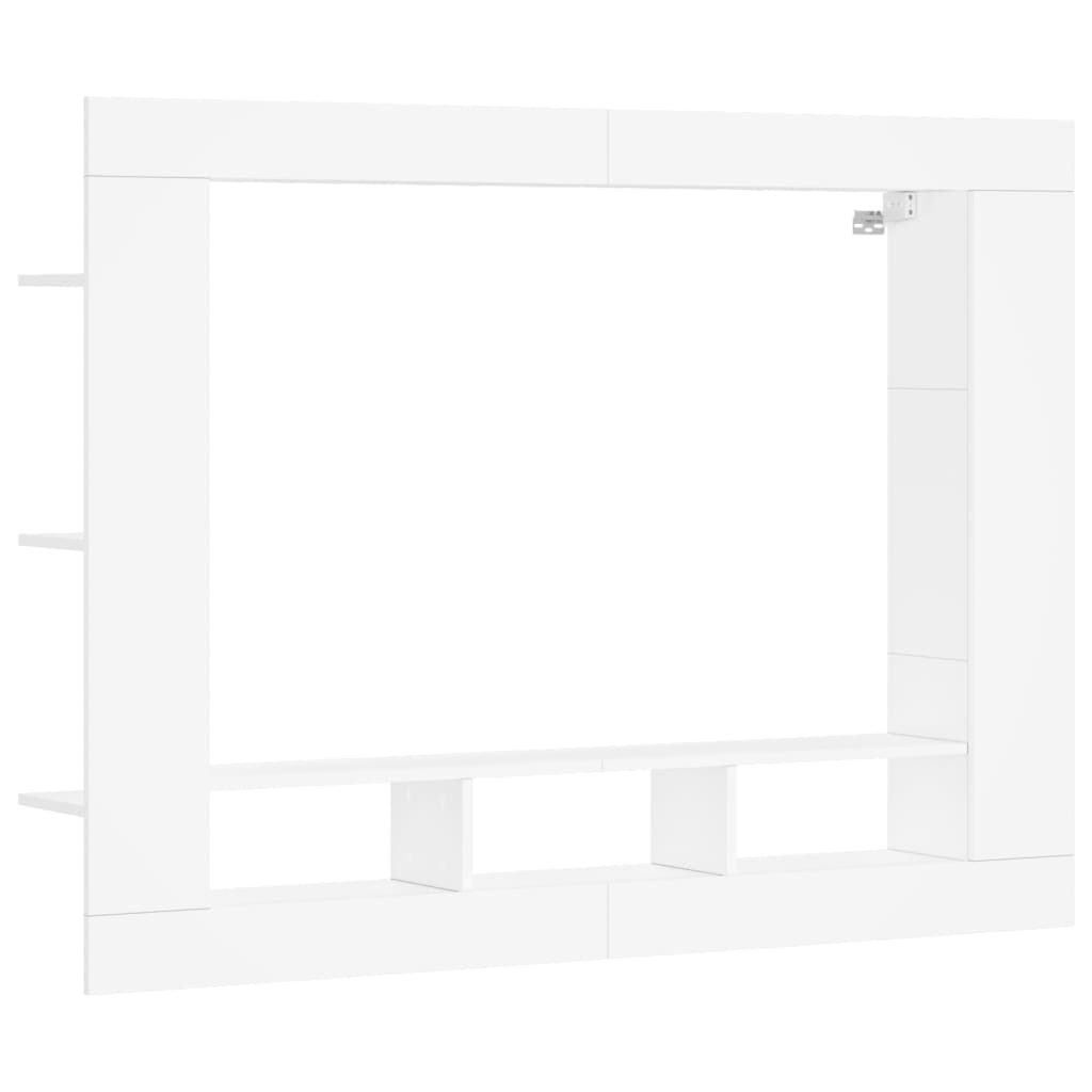 vidaXL Mobile Porta TV Bianco 152x22x113 cm in Legno Multistrato