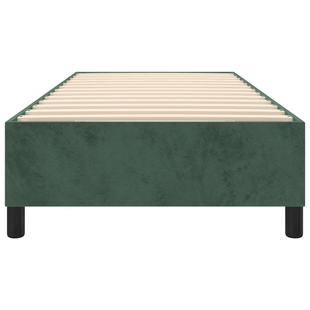 vidaXL Giroletto Verde Scuro 80x200 cm in Velluto