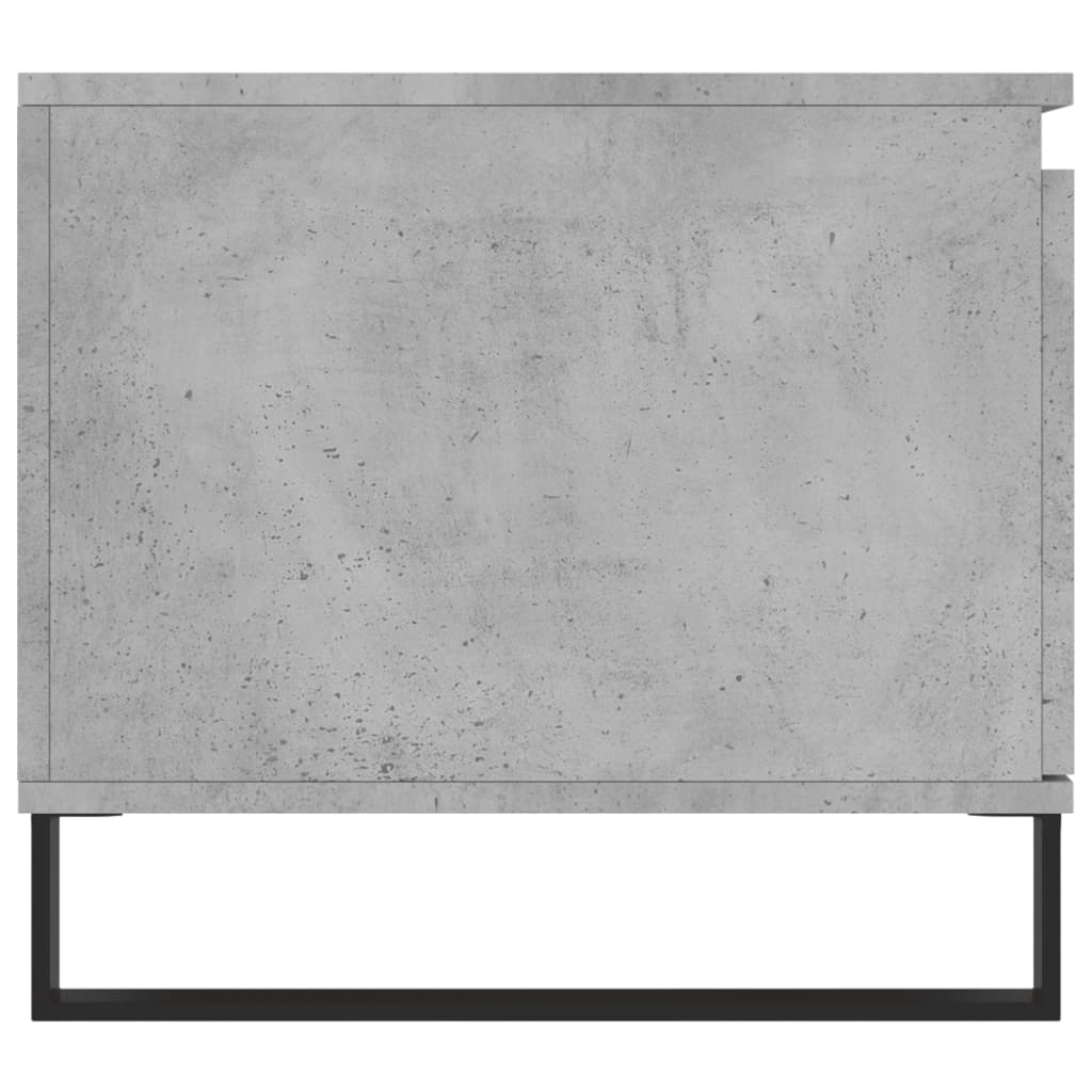 vidaXL Tavolino Salotto Grigio Cemento 100x50x45 cm Legno Multistrato