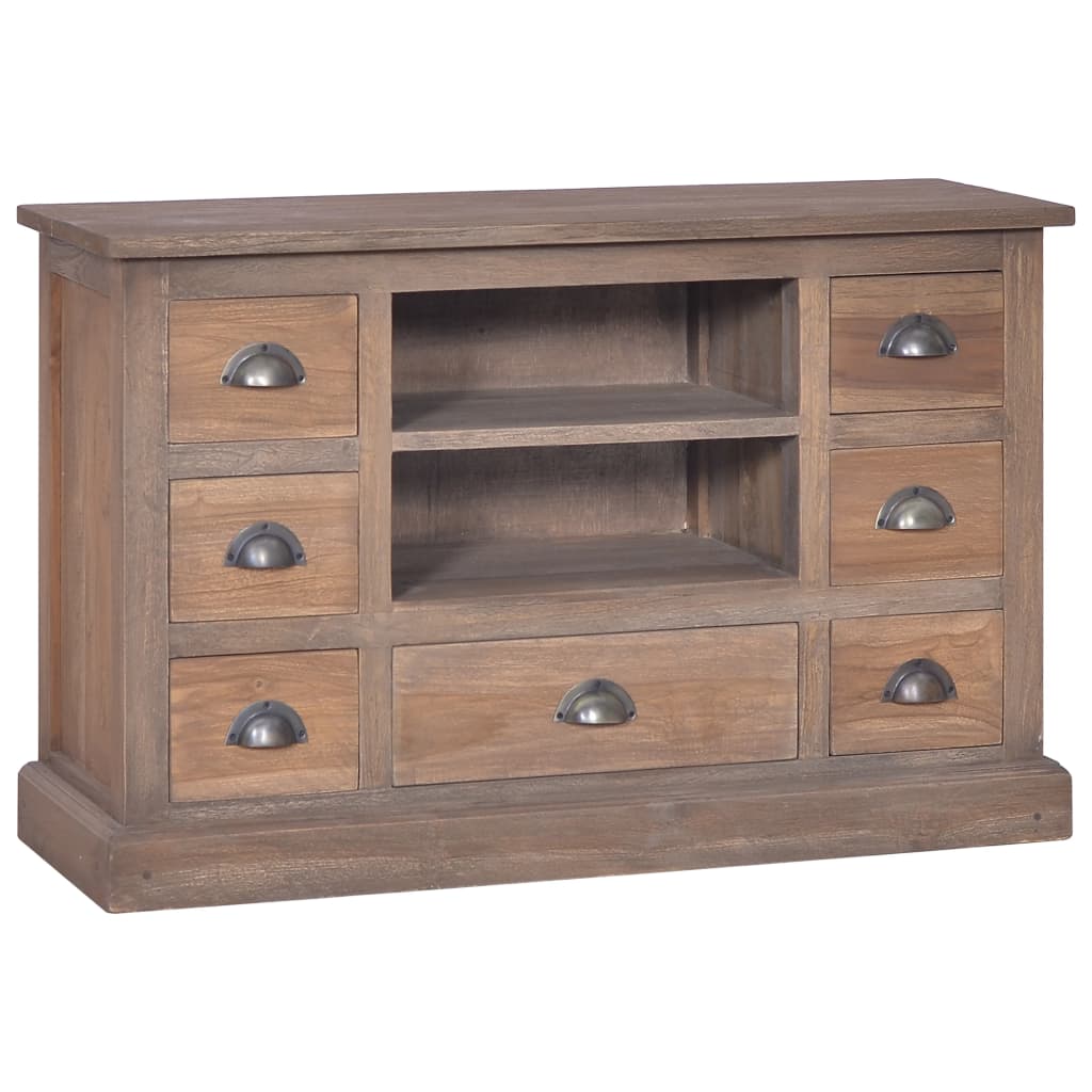 vidaXL Credenza 90x30x58 cm in Legno Massello di Teak