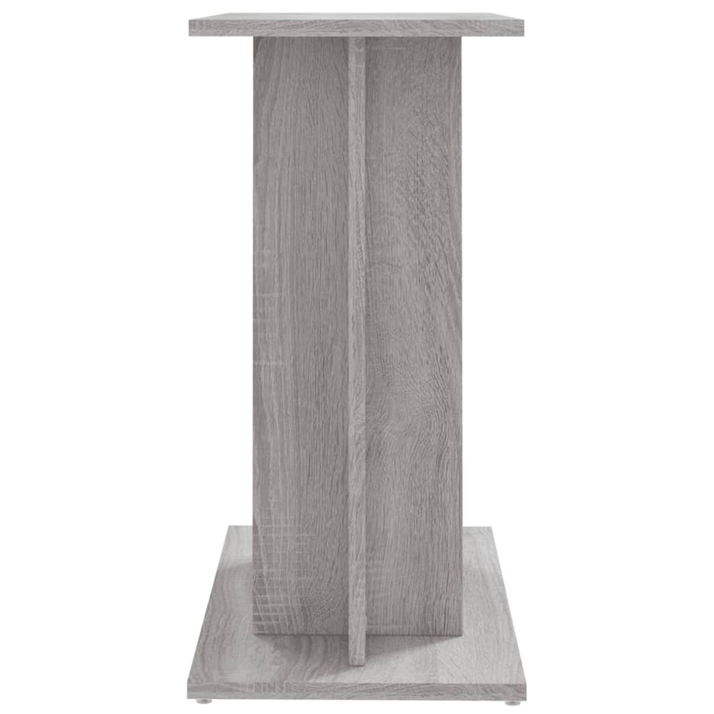 vidaXL Supporto Acquario 60x30x60cm in Legno Multistrato Grigio Sonoma