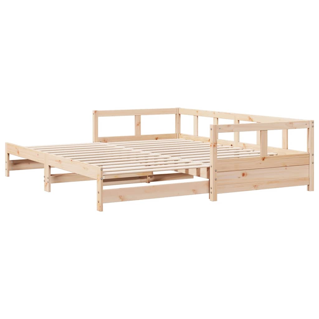 vidaXL Dormeuse senza Materasso 80x200 cm in Legno Massello di Pino