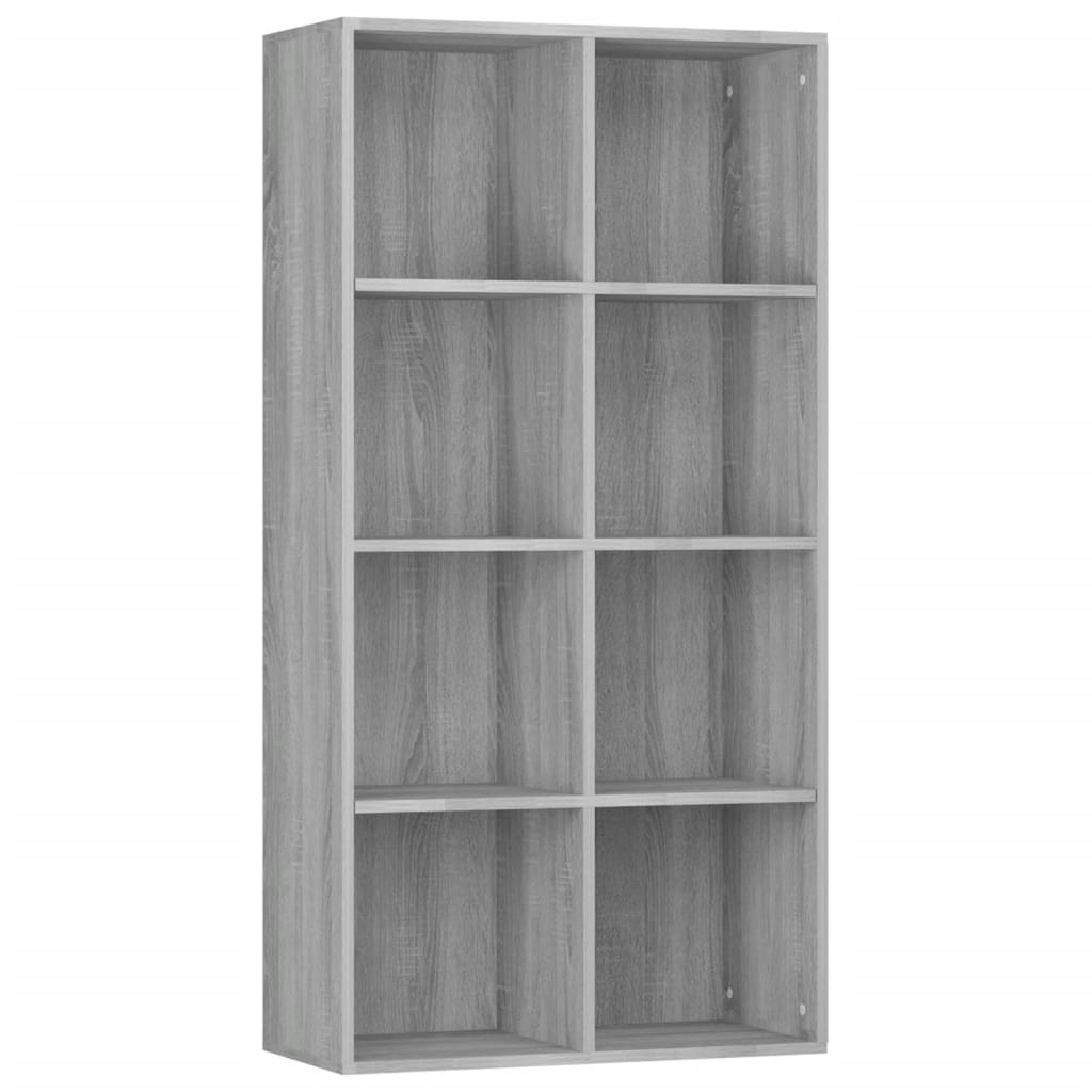 vidaXL Libreria/Credenza Grigio Sonoma 66x30x130 cm Legno Multistrato