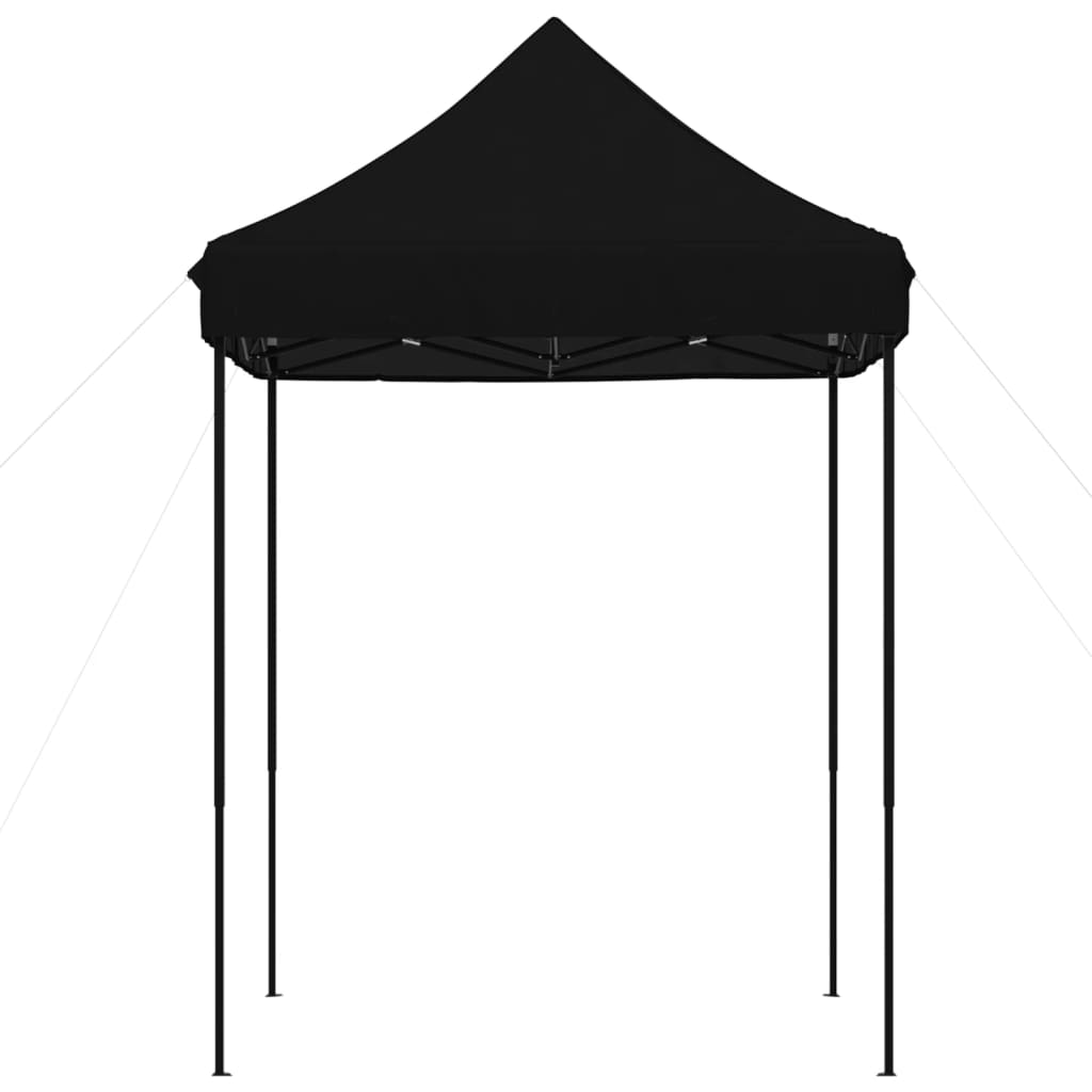 vidaXL Tenda da Festa Pieghevole Pop-Up Nero 200x200x306 cm