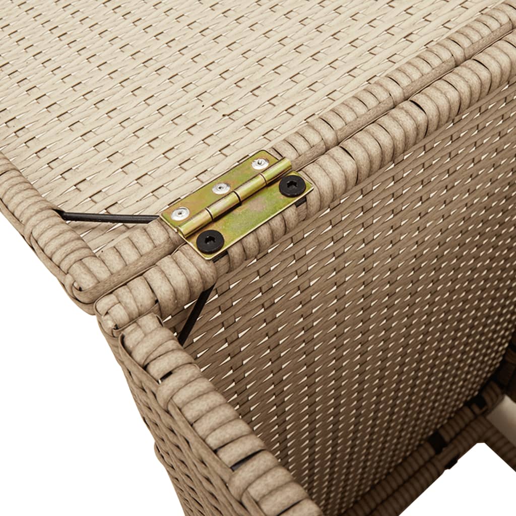 vidaXL Tavolo Copri Serbatoio Propano Beige 40x40x60 cm in Polyrattan