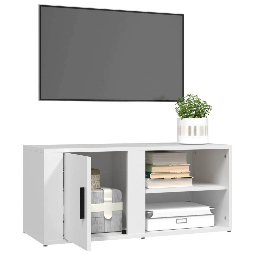 vidaXL Mobili Porta TV 2 pz Bianco 80x31,5x36 cm in Legno Multistrato