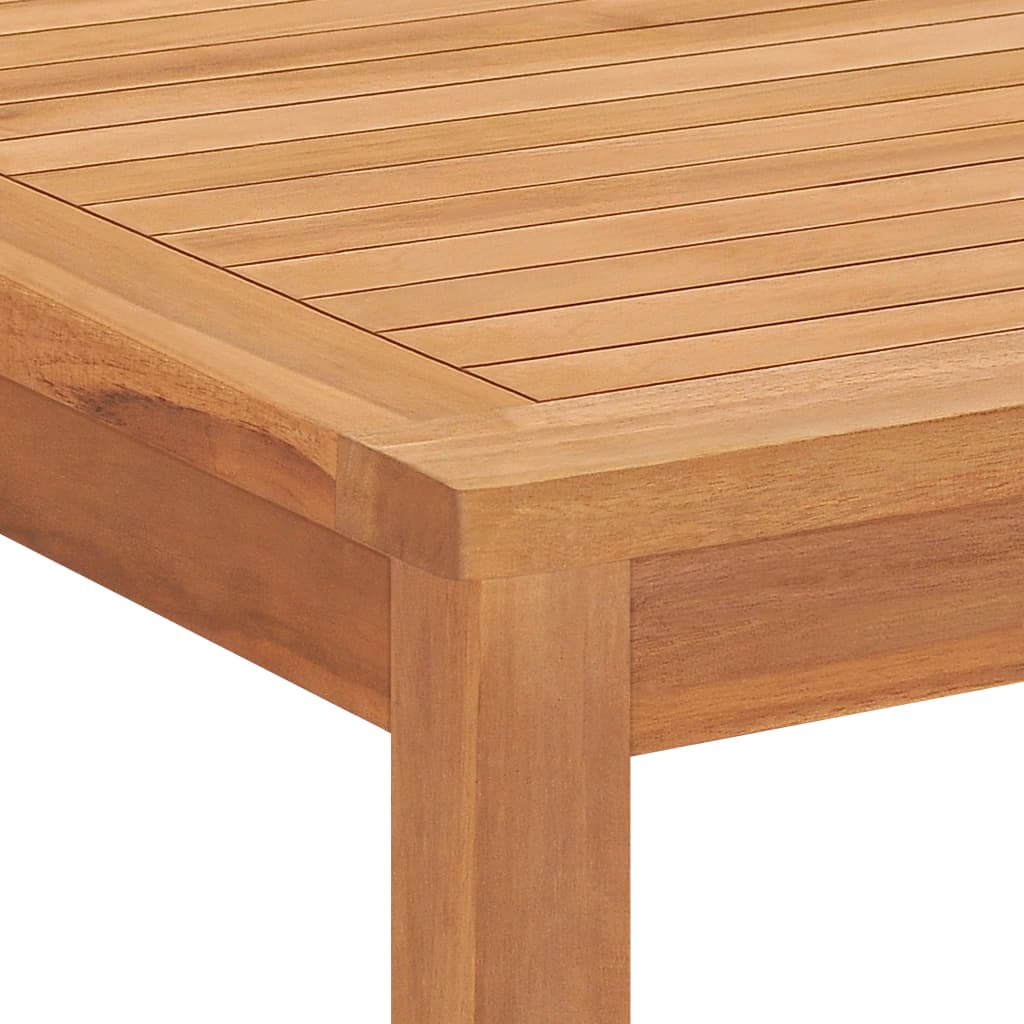 vidaXL Set da Pranzo per Esterni 7 pz in Legno Massello di Teak