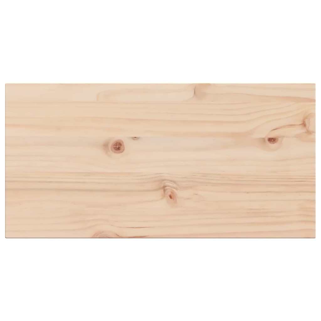 vidaXL Piani Tavolo 2 pz 70x35x1,7 cm Rettangolare Legno Massello Pino