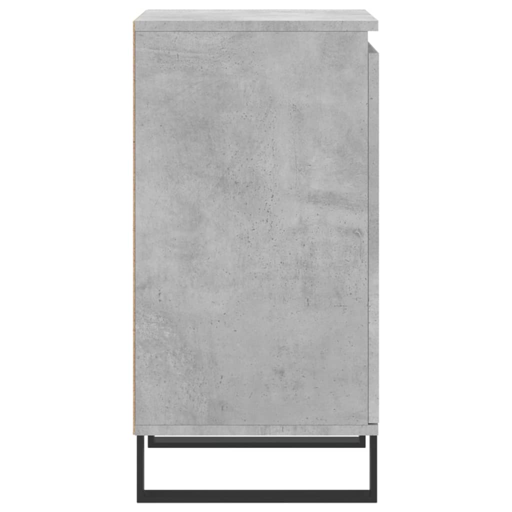 vidaXL Credenza Grigio Cemento 40x35x70 cm in Legno Multistrato