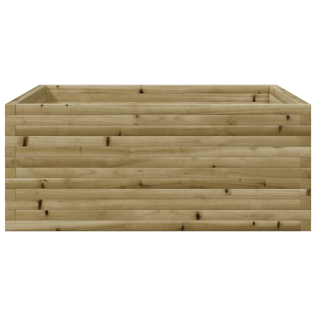 vidaXL Fioriera da Giardino 110x110x46 cm in Legno di Pino Impregnato