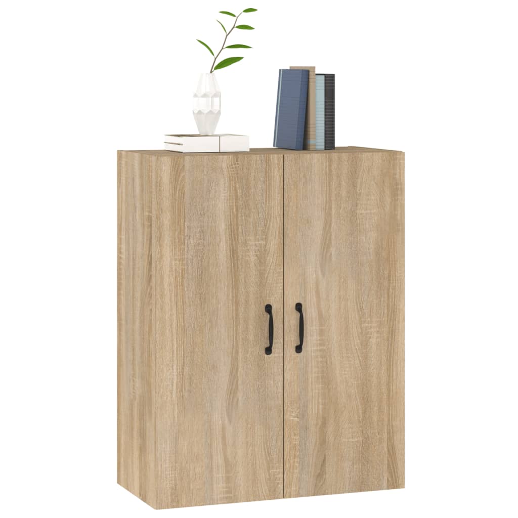 vidaXL Mobile Pensile Rovere Sonoma 69,5x34x90 cm in Legno Multistrato