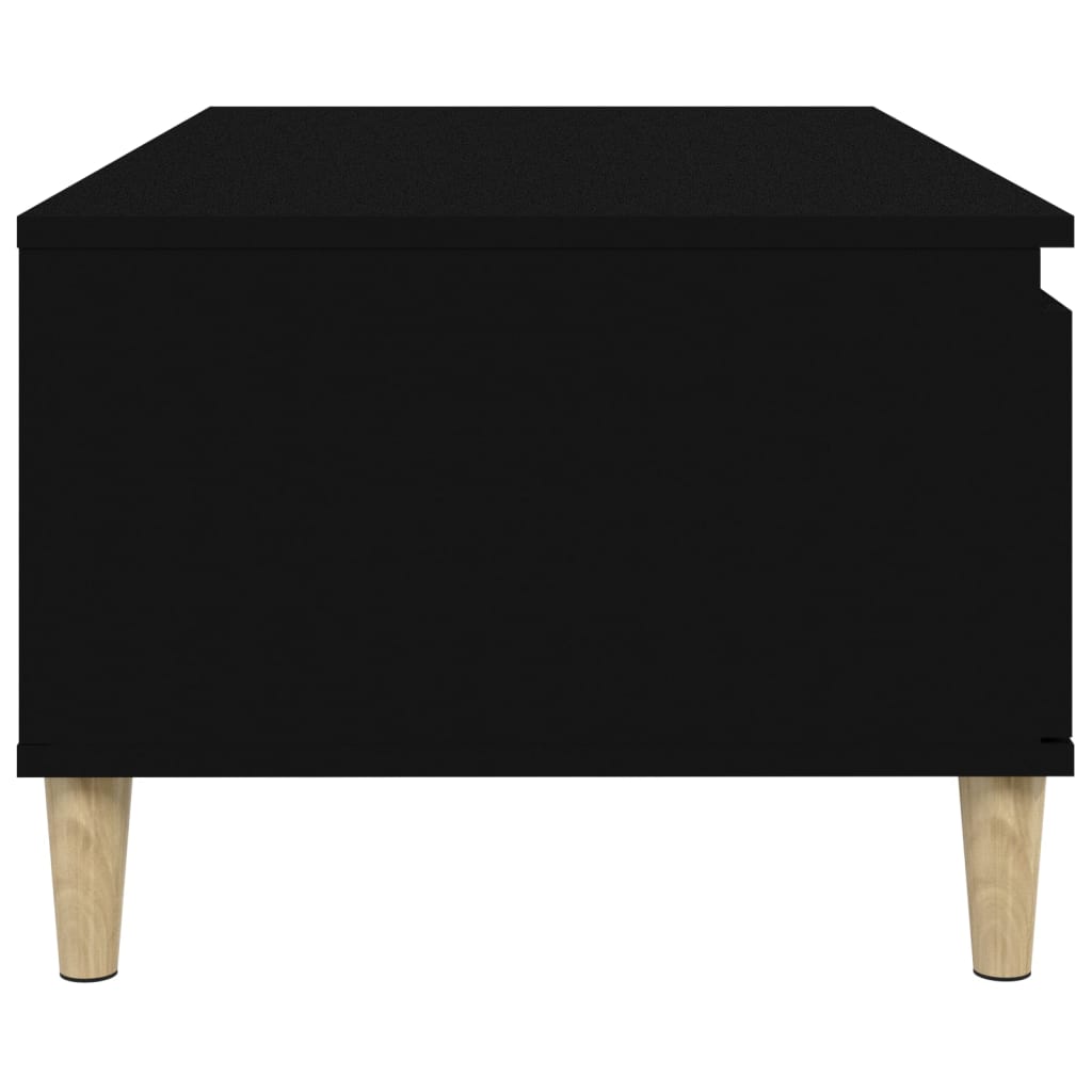 vidaXL Tavolino da Salotto Nero 90x50x36,5 cm in Legno Multistrato