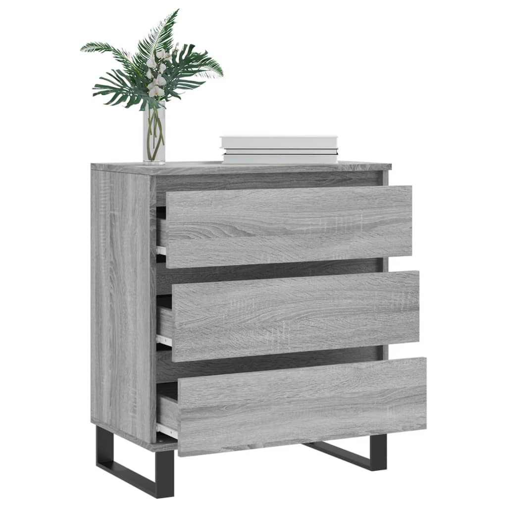 vidaXL Credenza Grigio Sonoma 60x35x70 cm in Legno Multistrato