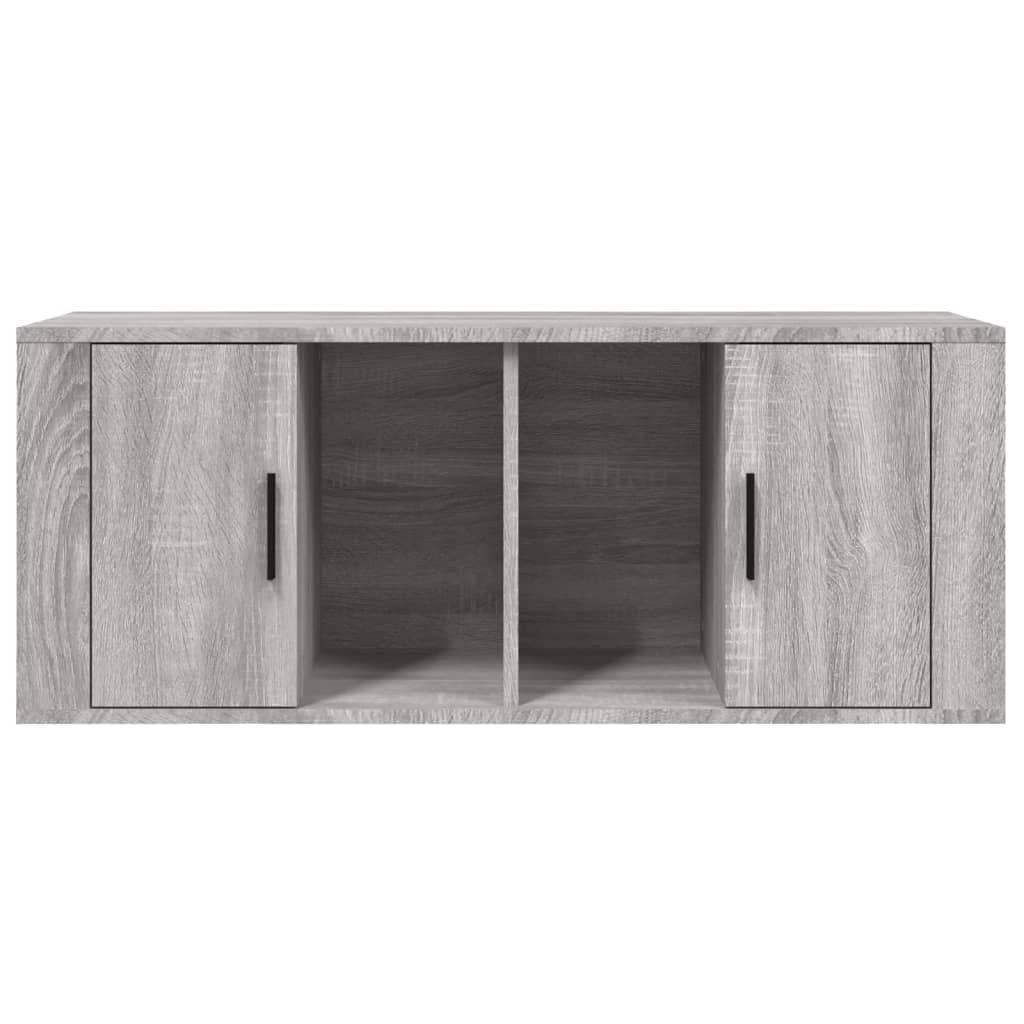 vidaXL Mobile TV Grigio Sonoma 100x35x40 cm in Legno Multistrato