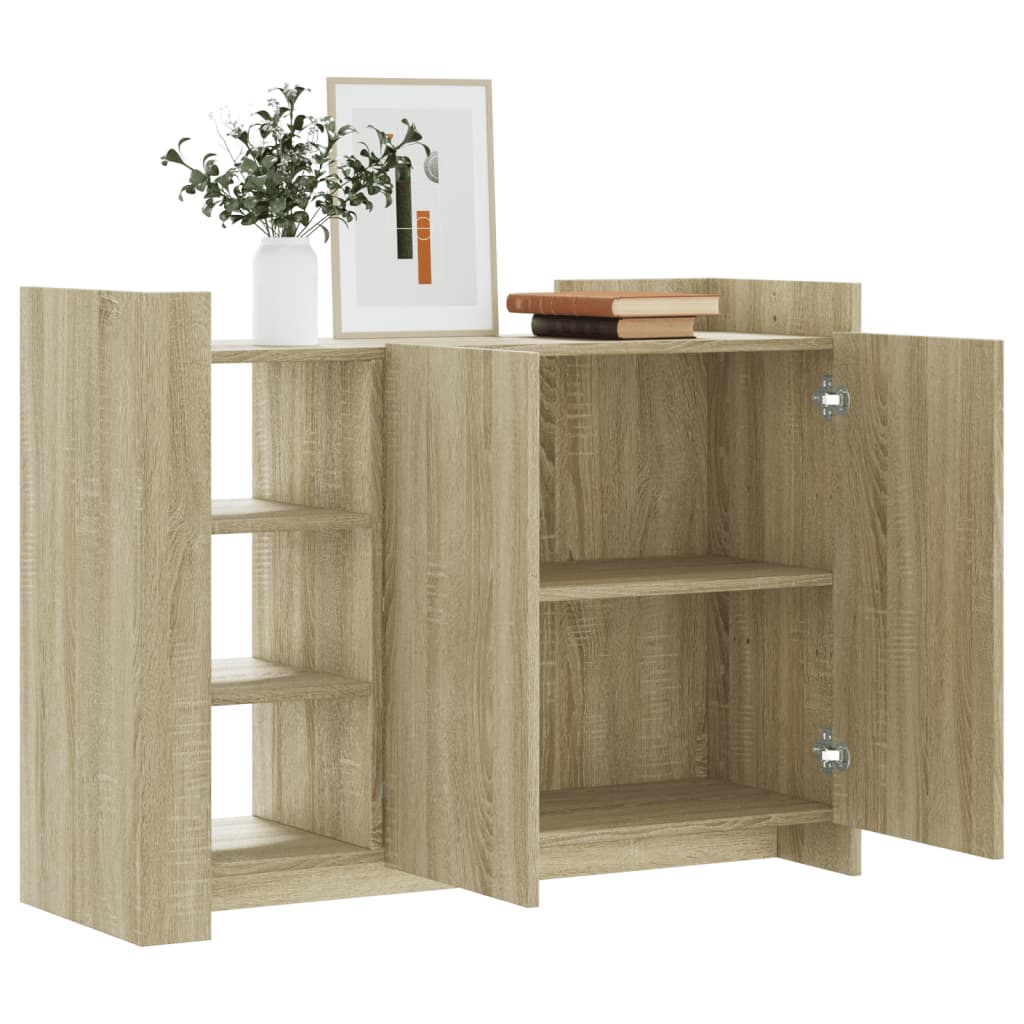 vidaXL Credenza Rovere Sonoma 100x35x75 cm in Legno Multistrato