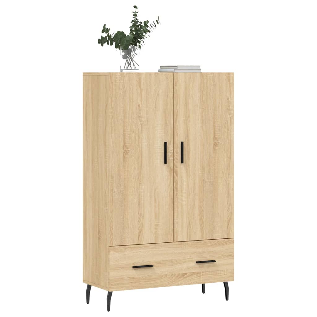 vidaXL Credenza Rovere Sonoma 69,5x31x115 cm in Legno Multistrato