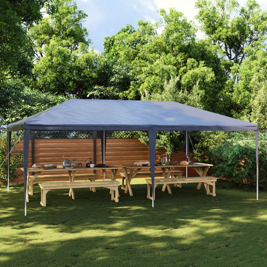 vidaXL Tenda per Feste 4x6 m Blu