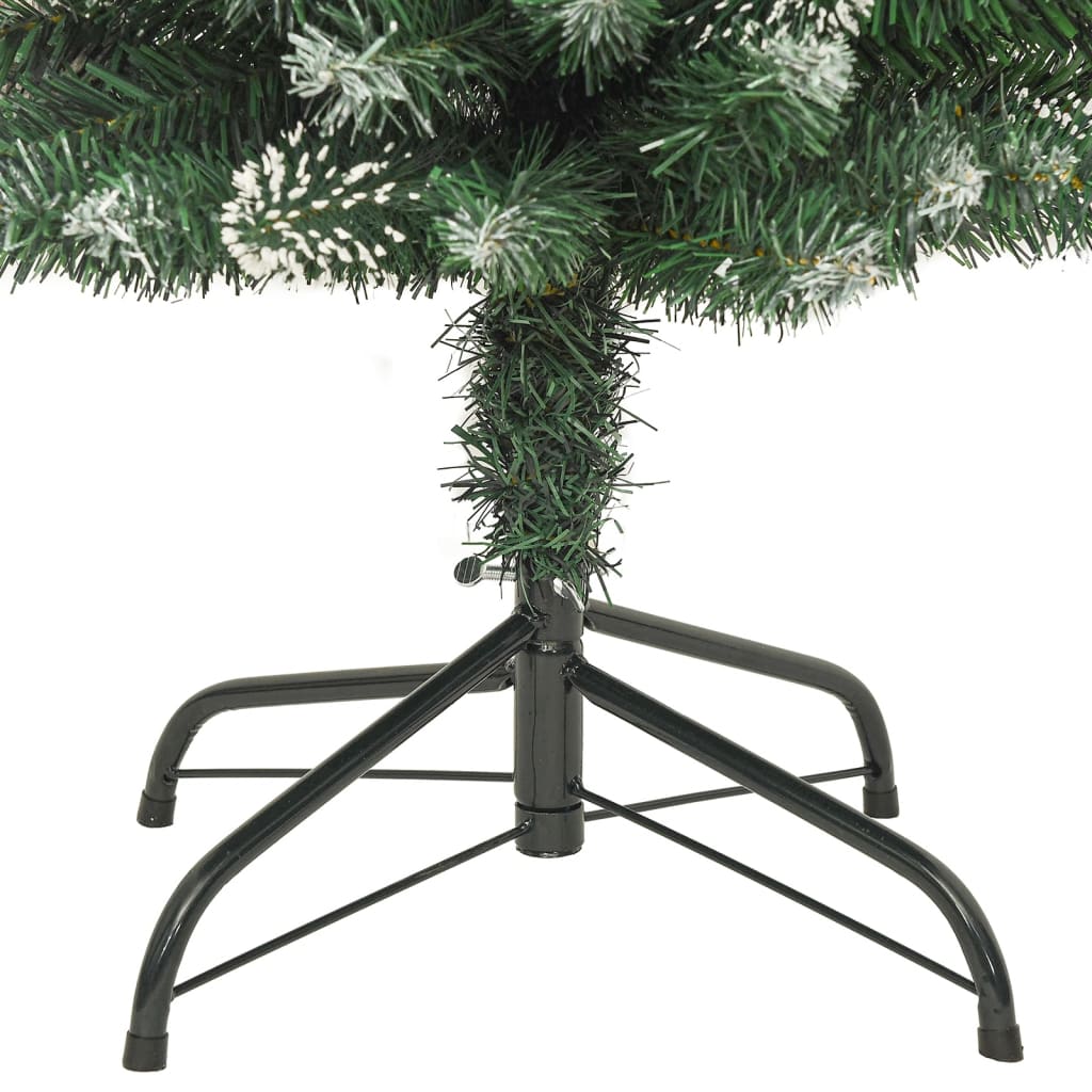 vidaXL Albero di Natale Artificiale Sottile con Base 240 cm PVC