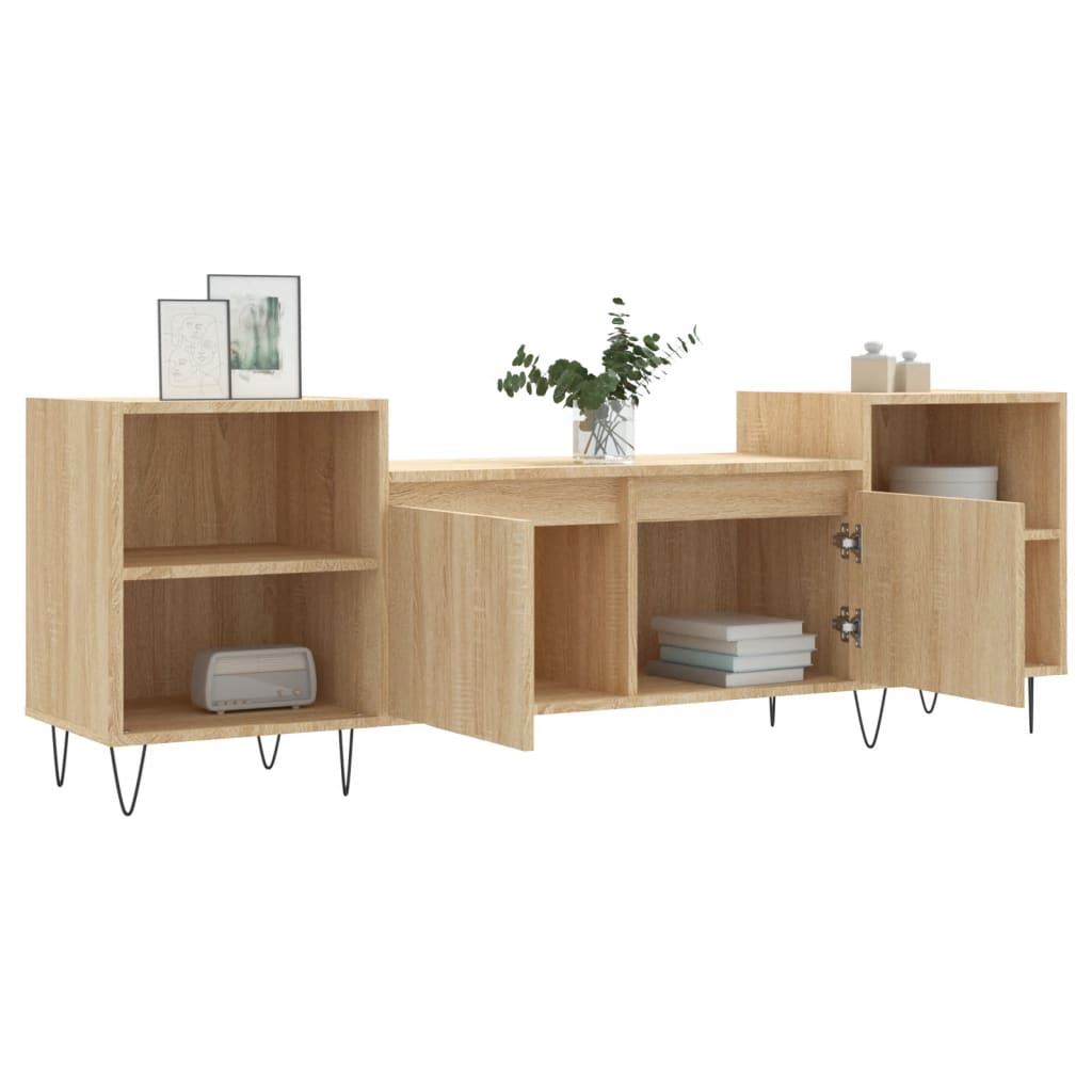 vidaXL Mobile Porta TV Rovere Sonoma 160x35x55 cm Legno Multistrato