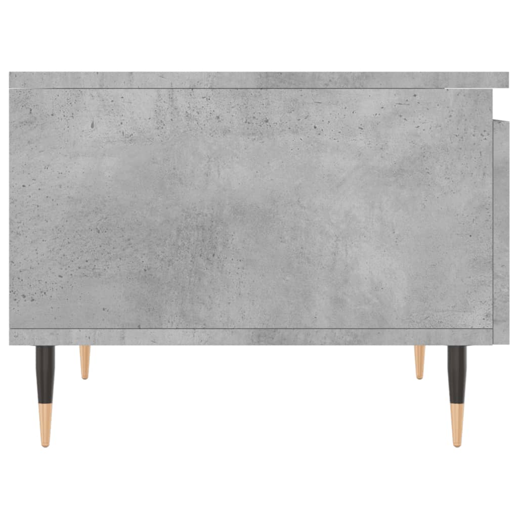 vidaXL Tavolino da Salotto Grigio Cemento 50x46x35cm Legno Multistrato