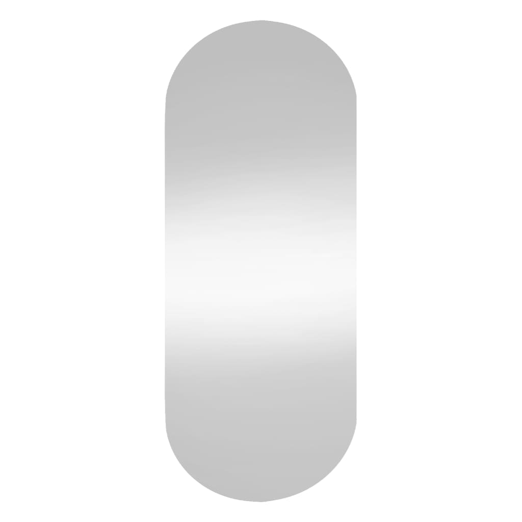 vidaXL Specchio da Parete 35x80 cm Vetro Ovale