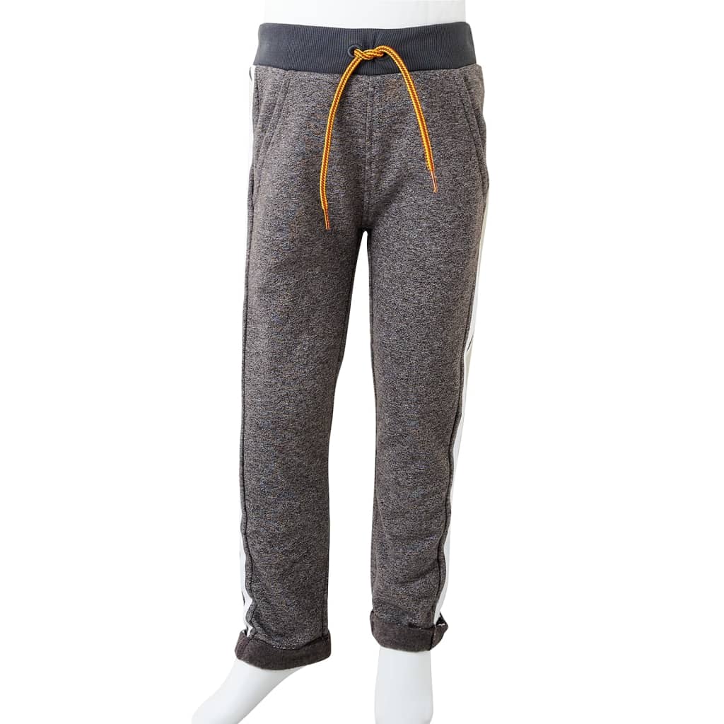 Pantaloni Tuta per Bambini Grigio Scuro Mélange 92