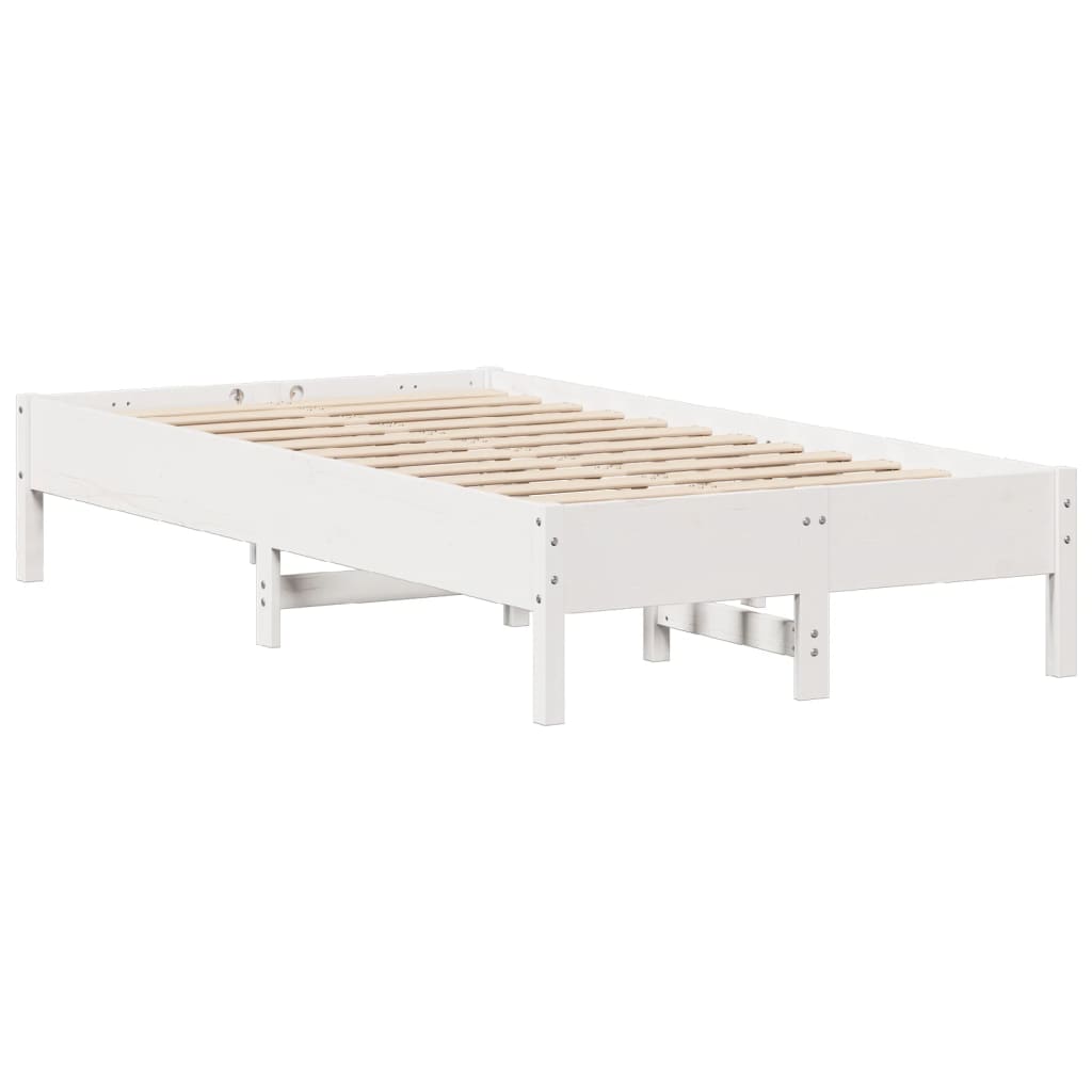 vidaXL Letto senza Materasso Bianco 90x200 cm Legno Massello di Pino