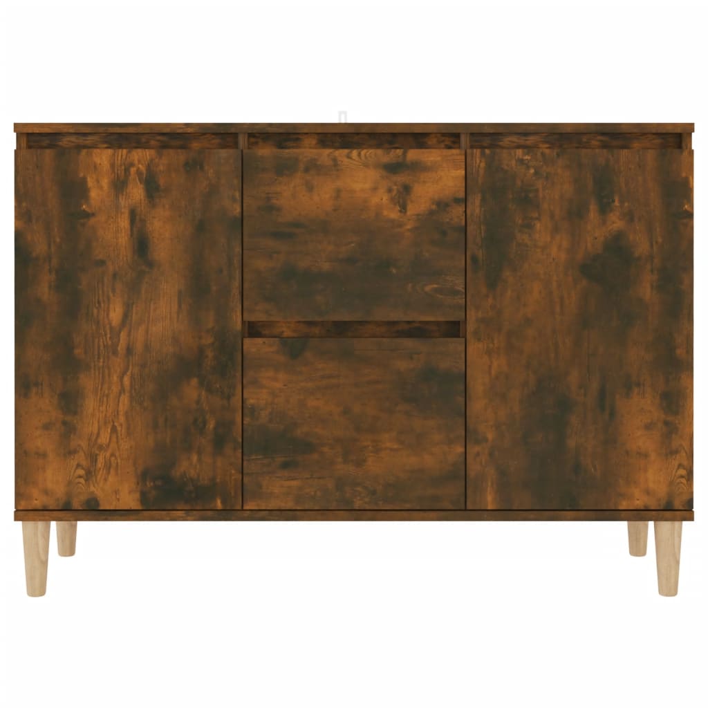 vidaXL Credenza Rovere Fumo 101x35x70 cm in Legno Multistrato